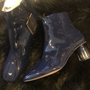 Brand new Zara booties with clear heel